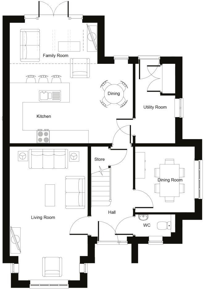 Willow Bank , Bridge St - Ramsbottom (The New Haigh)  floorplan