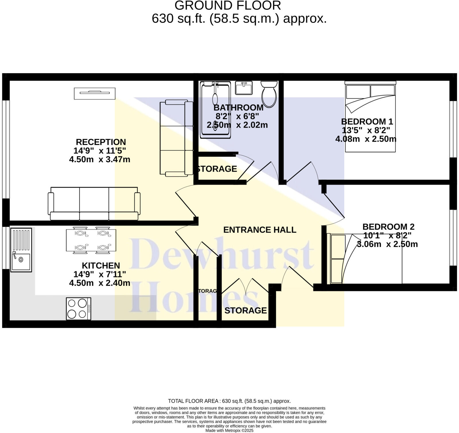 Flat 10, Beech Grove, Ashton-On-Ribble, PR2 floorplan