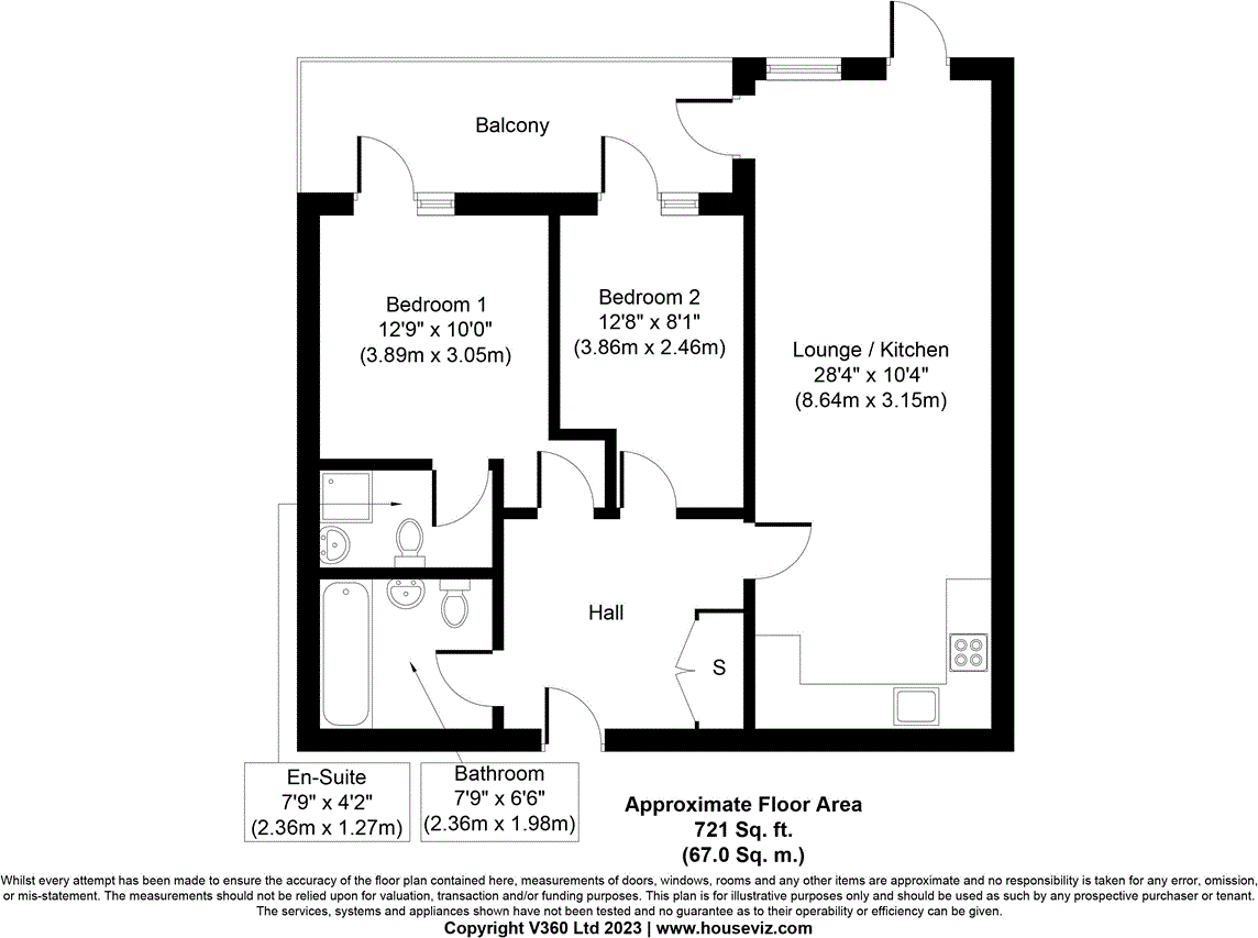 Merlin Heights, Hale Village, London, N17 floorplan