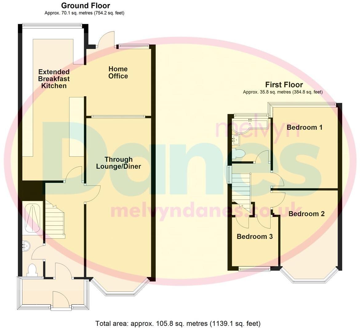 Whitecroft Road, Sheldon, Birmingham floorplan