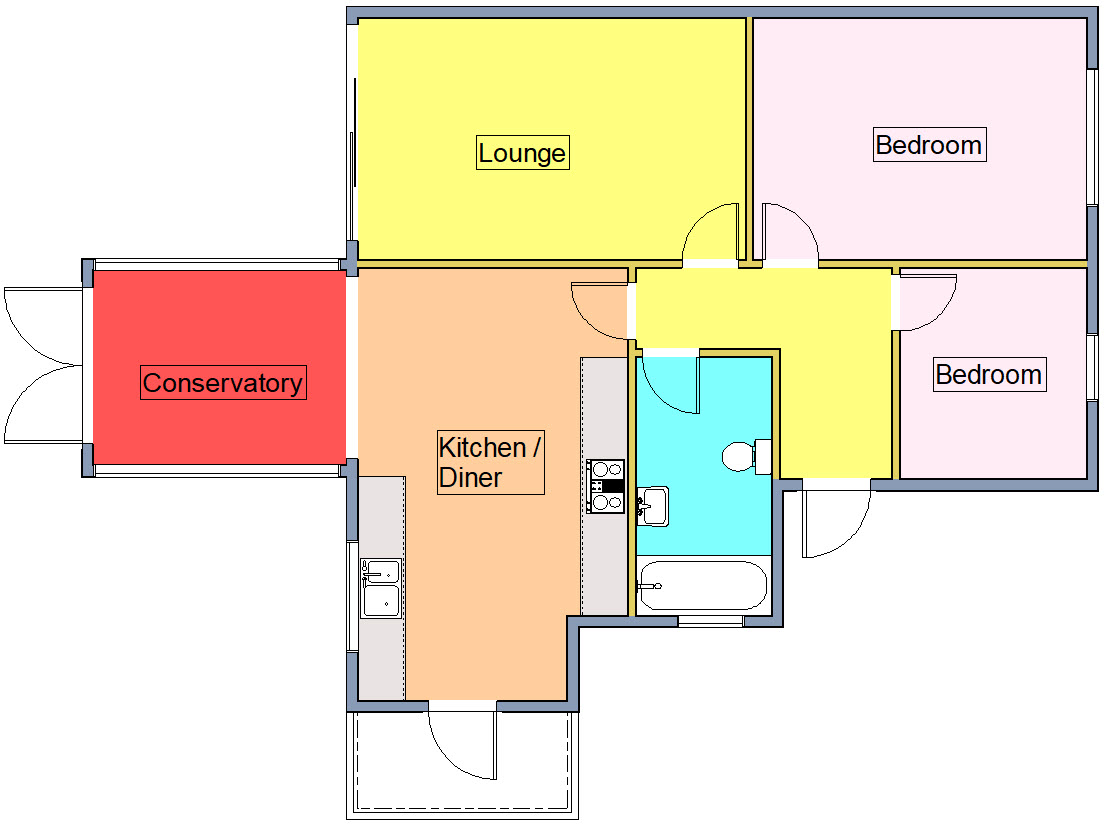Newbourne Gardens, Felixstowe floorplan