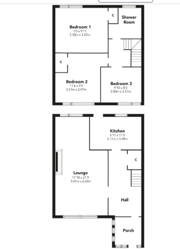 Lyle Place, Greenock floorplan