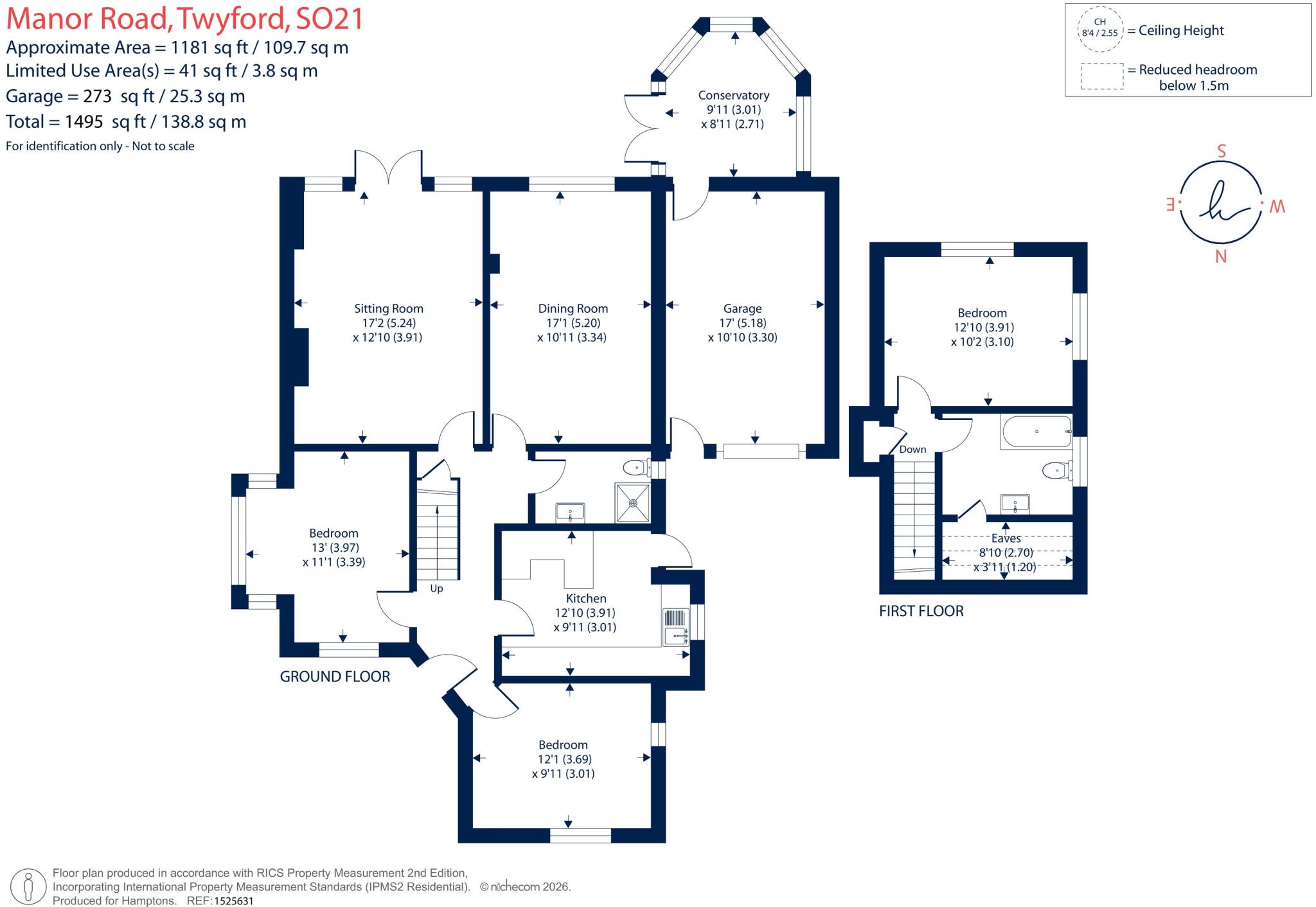 Manor Road, Winchester, SO21 floorplan