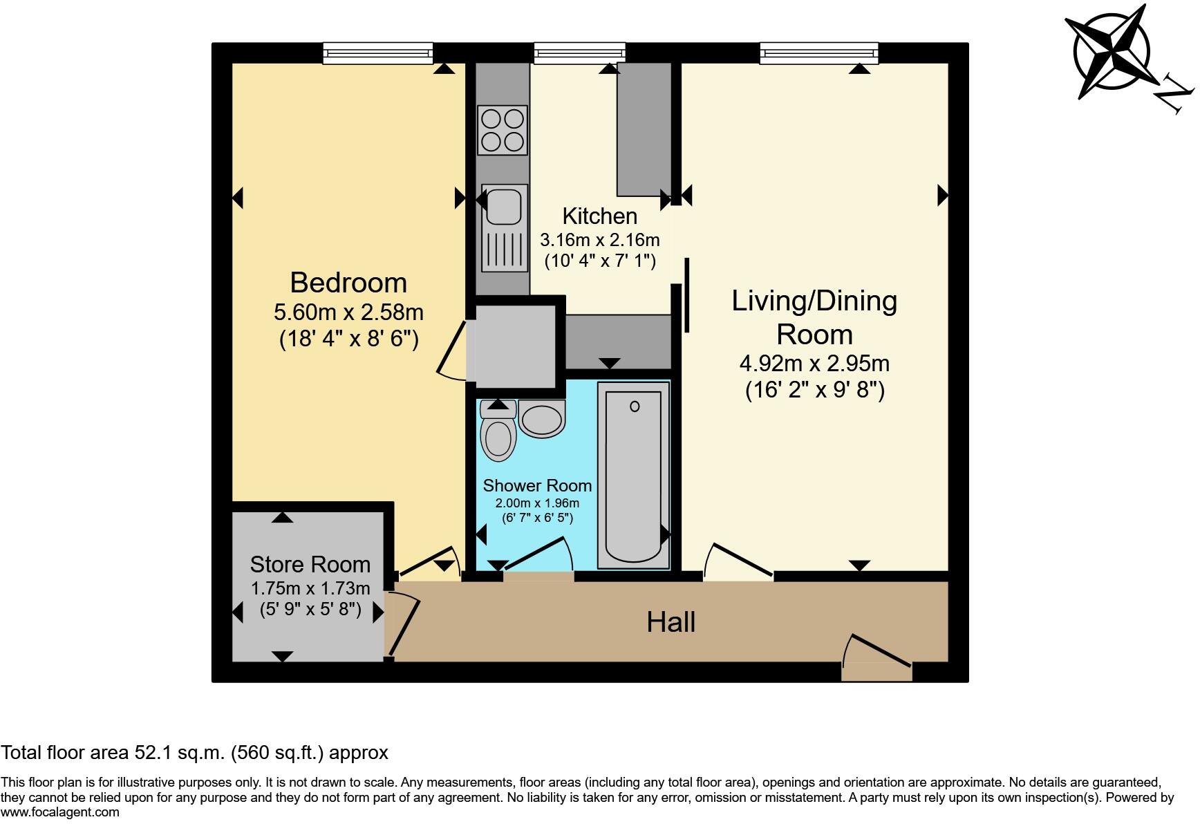 Dunmow Close, Feltham, TW13 floorplan