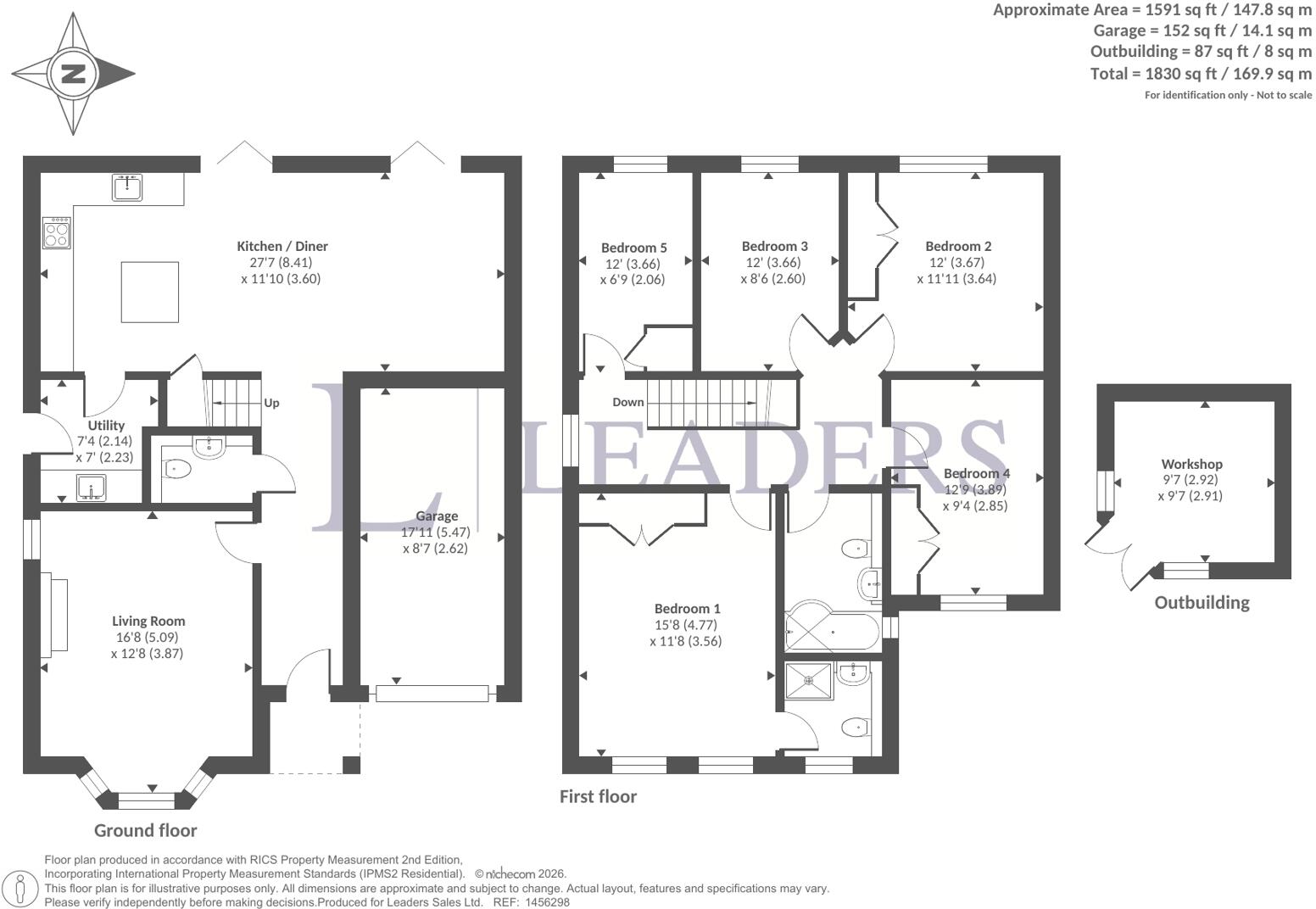 Lime Avenue, Westergate, Chichester floorplan