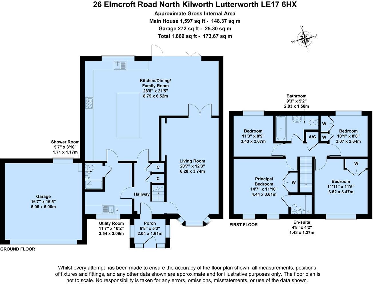 Elmcroft Road, North Kilworth, Lutterworth, LE17 floorplan