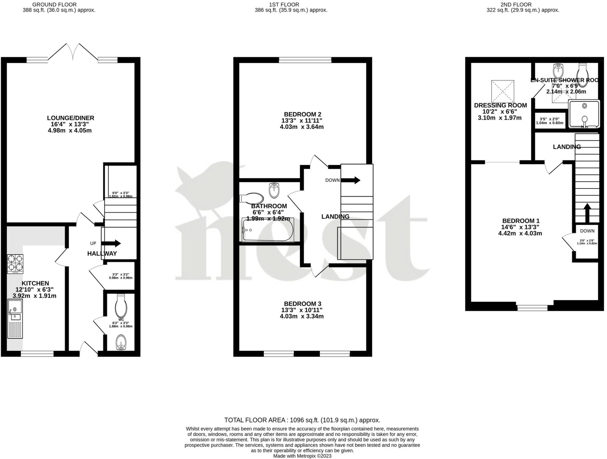 Home Terrace, Norton Fitzwarren, Taunton, TA2 floorplan