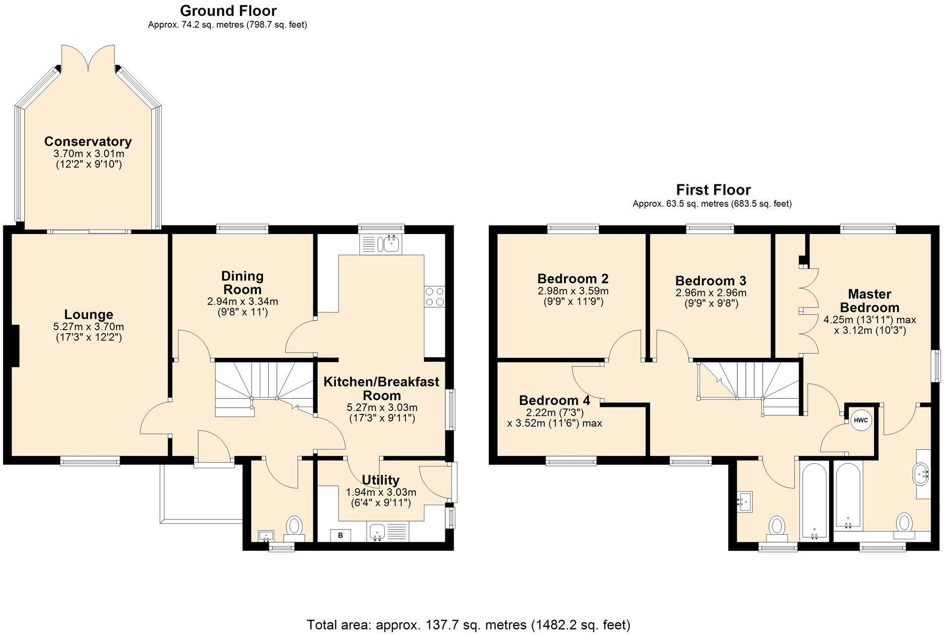 Oakwood Gardens, Coalpit Heath, BS36 floorplan