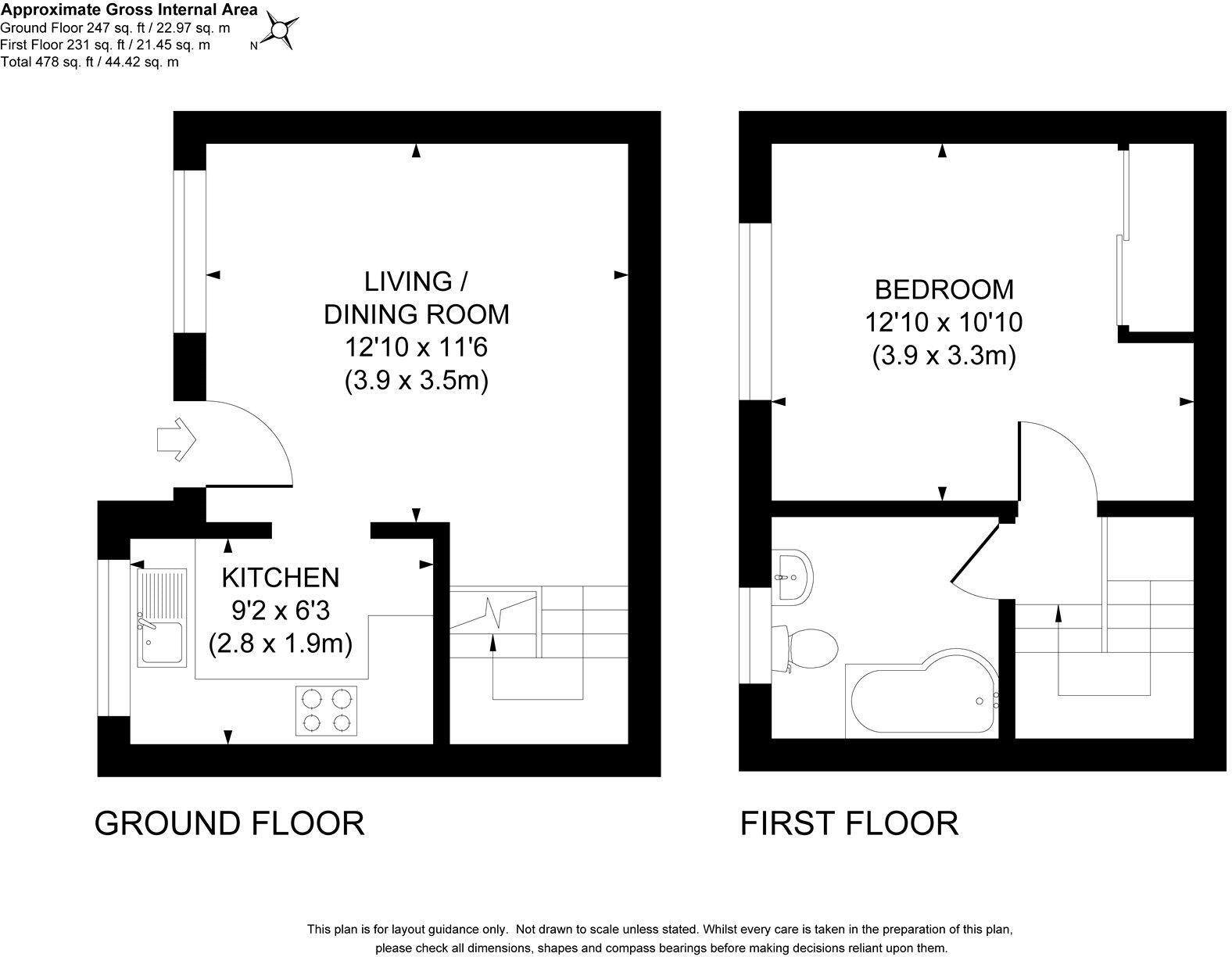 Overthorpe Close, Knaphill, Woking, GU21 floorplan