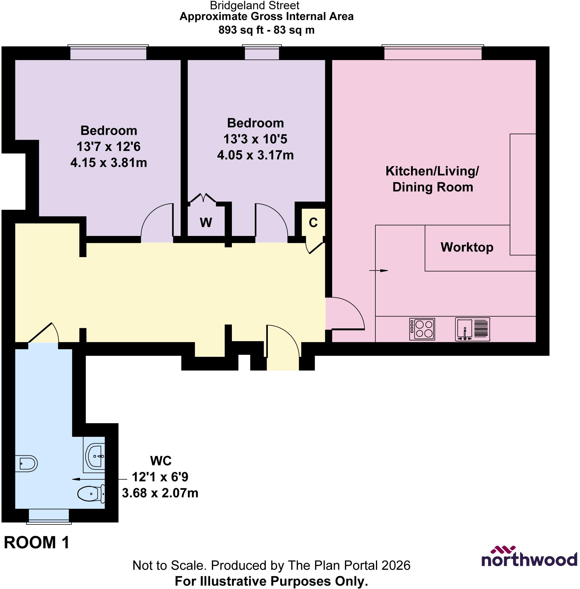 7 Bridgeland Street, Bideford, EX39 floorplan