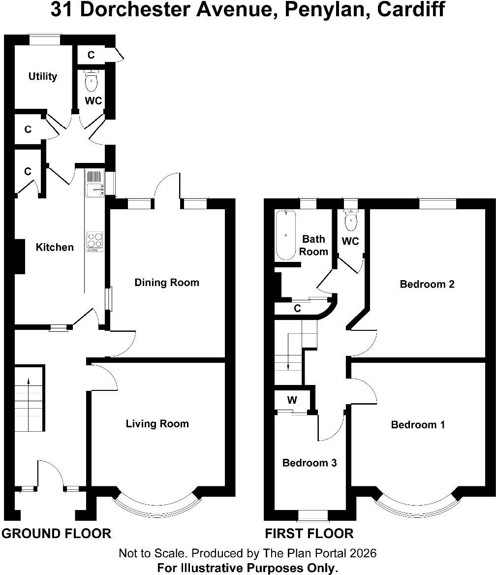 Dorchester Avenue, Penylan, Cardiff floorplan