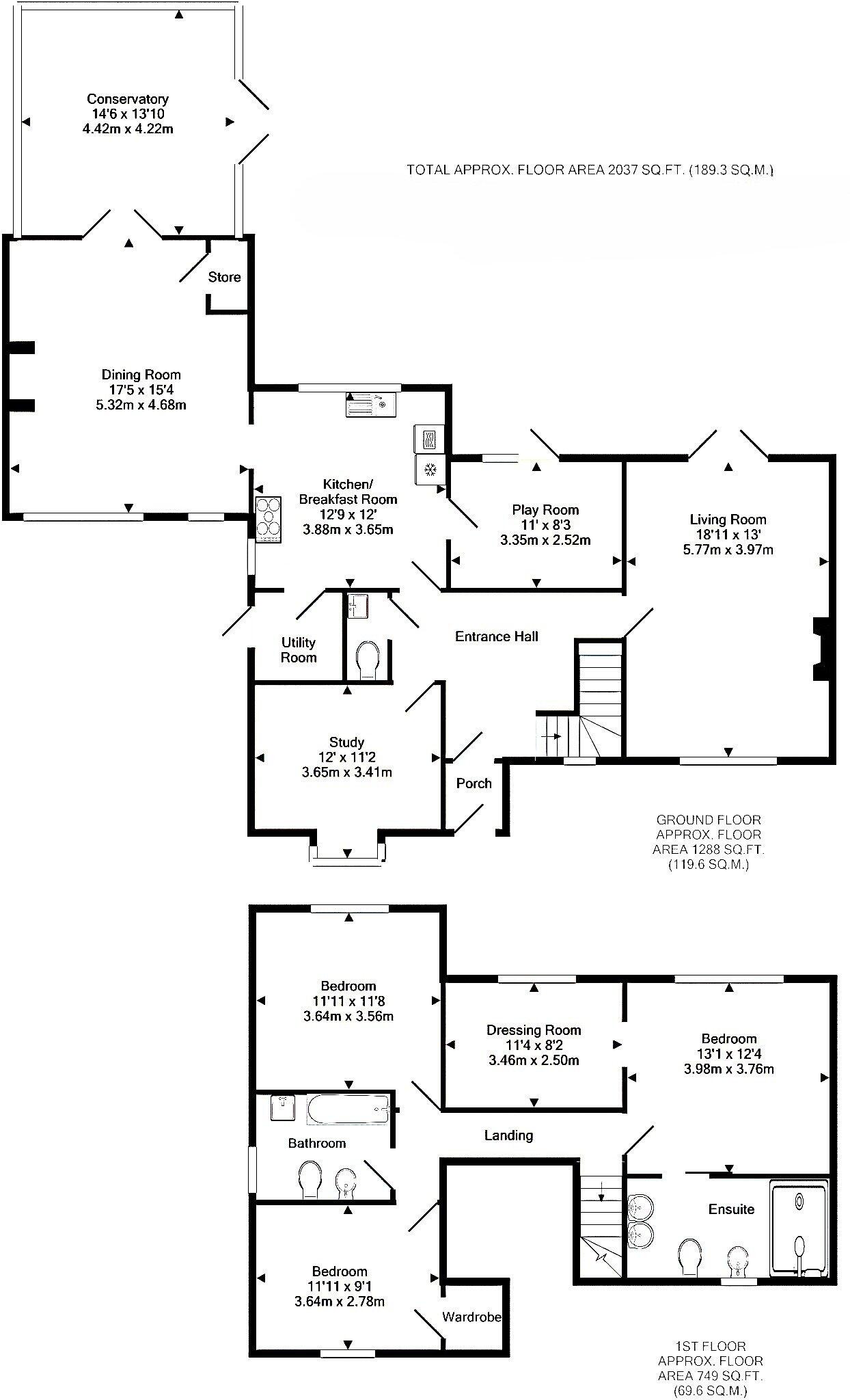 Durlock Avenue, Ramsgate, CT11 floorplan