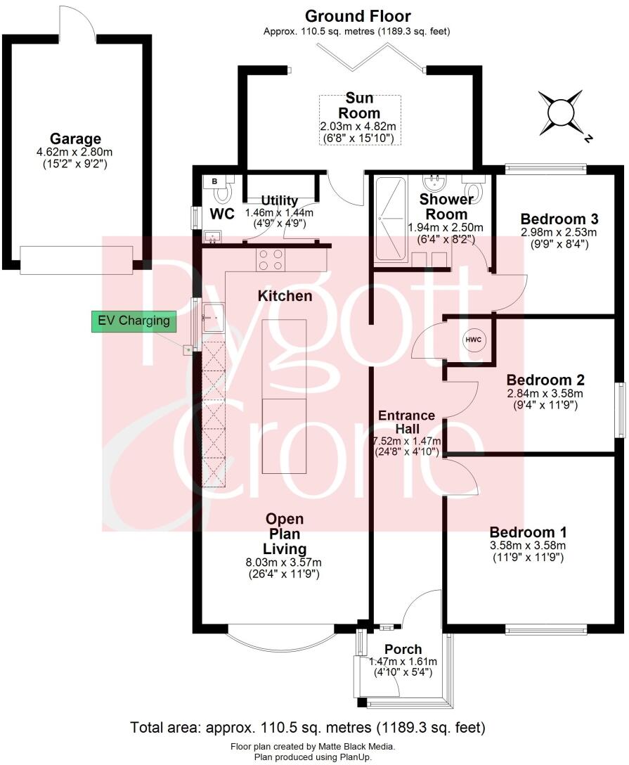 Northons Lane, Holbeach, Lincolnshire, PE12 floorplan