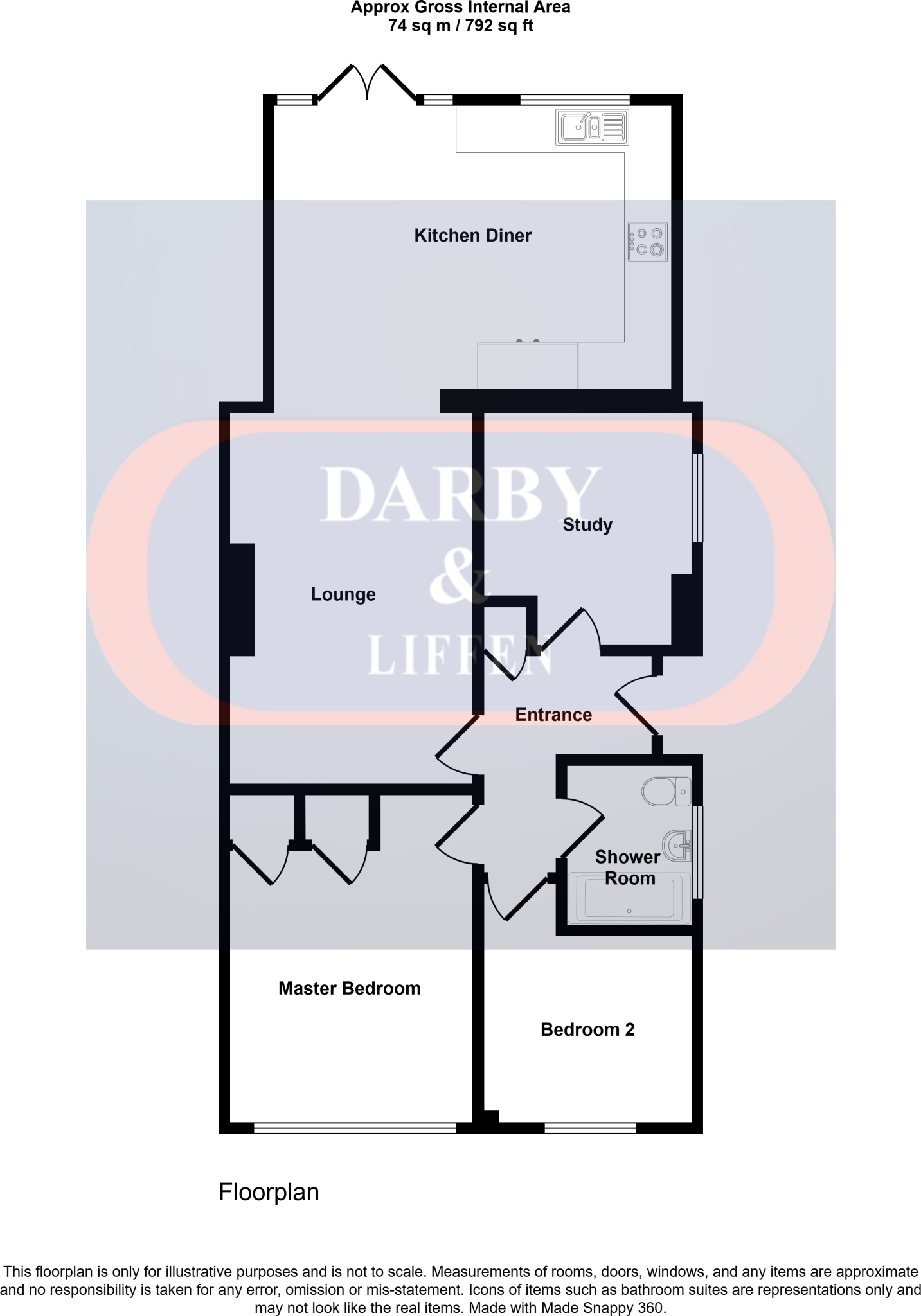 Willow Avenue, Bradwell floorplan