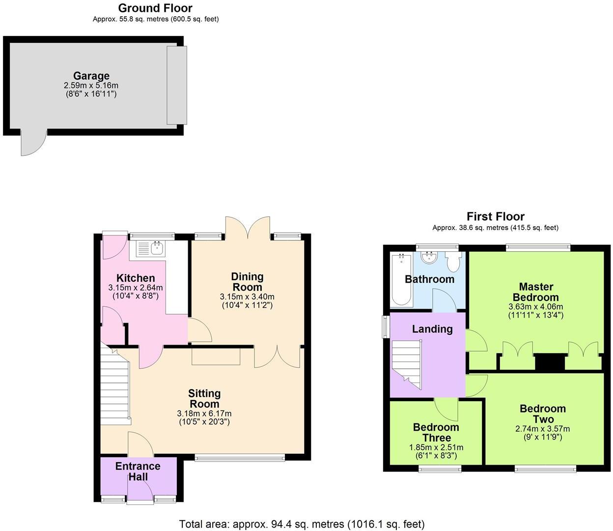Shenton Close, Swindon floorplan