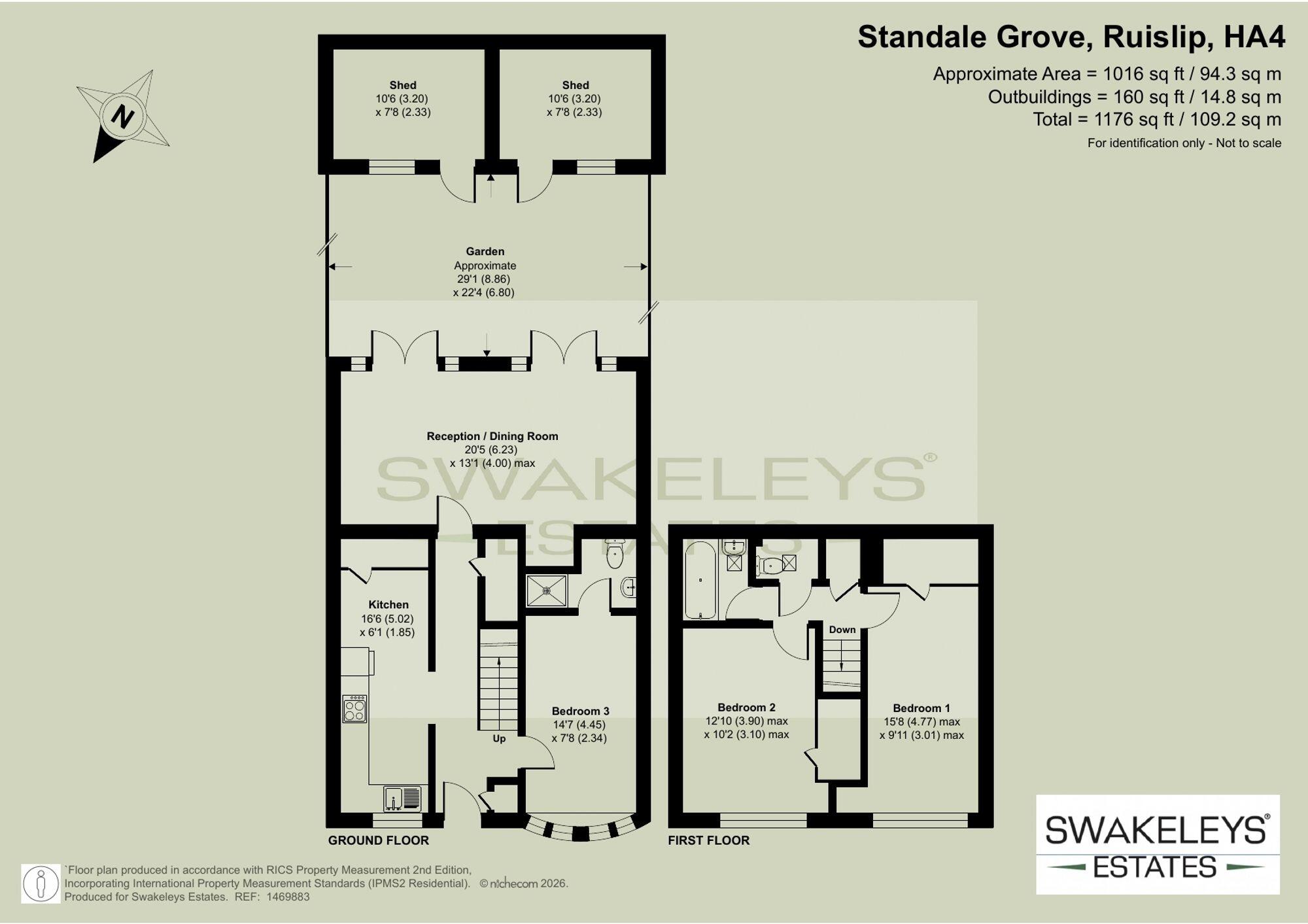 Standale Grove, Ruislip, HA4 floorplan