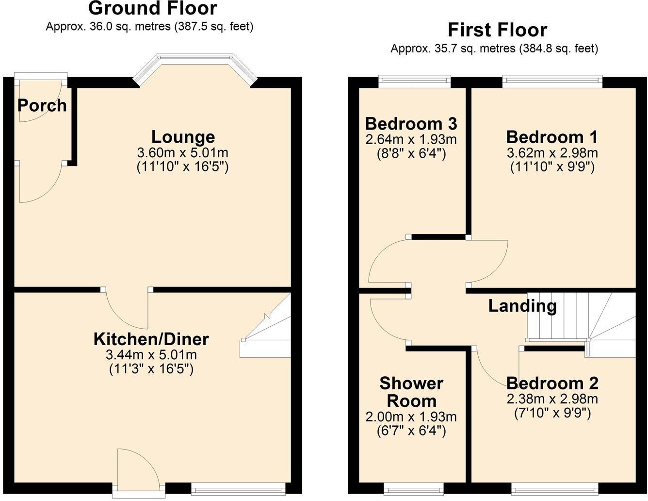 Lawsons Road, Thornton-Cleveleys floorplan