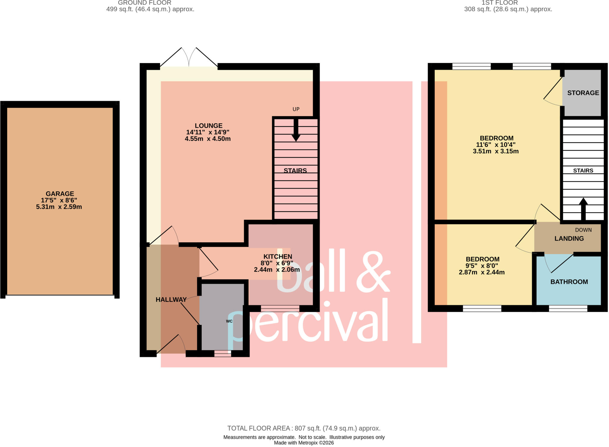 Guinea Hall Mews, Banks, Southport, Lancashire, PR9 floorplan