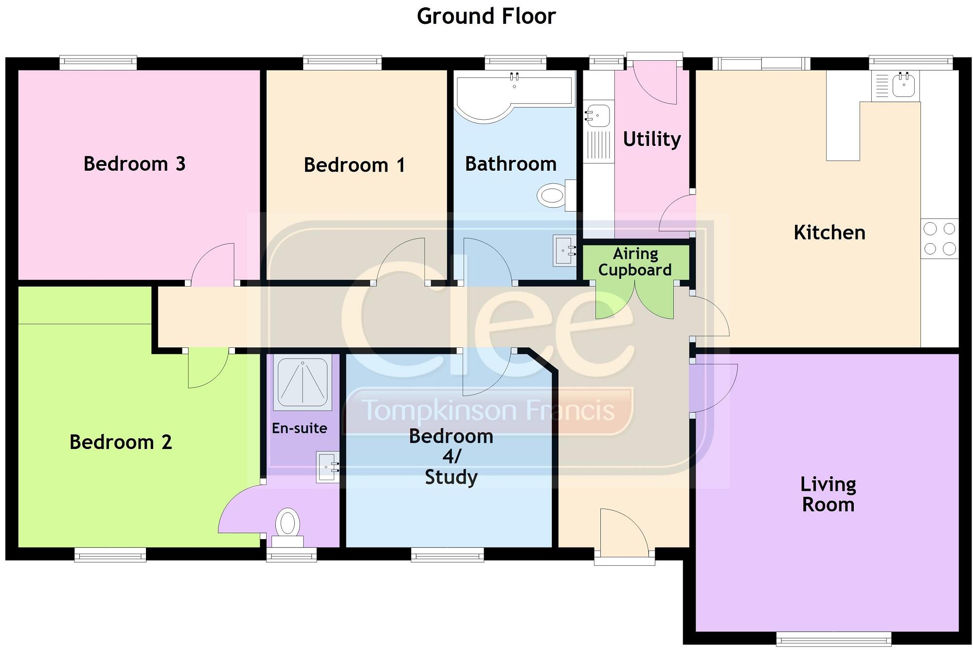 Parc Annell, Crugybar, Llanwrda, Carmarthenshire. floorplan
