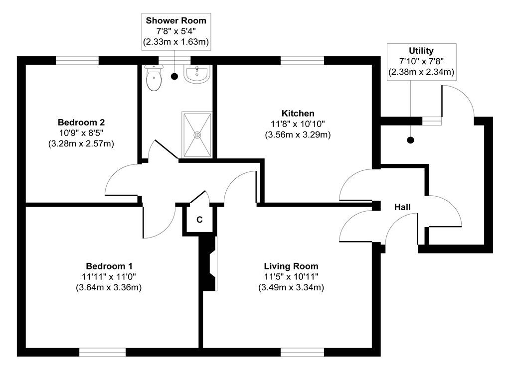 Glebe View, Rendcomb, CIRENCESTER floorplan