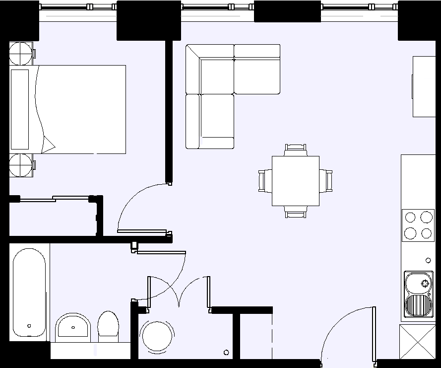Dalian, St. Vincent Street, Glasgow, G3 floorplan