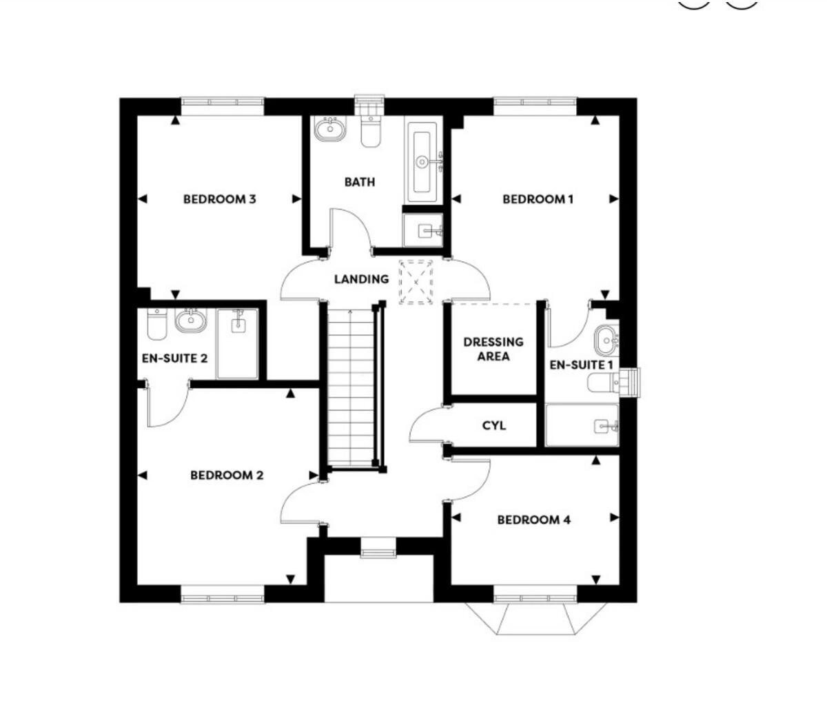 Blackthorn Drive, Stoke Golding floorplan