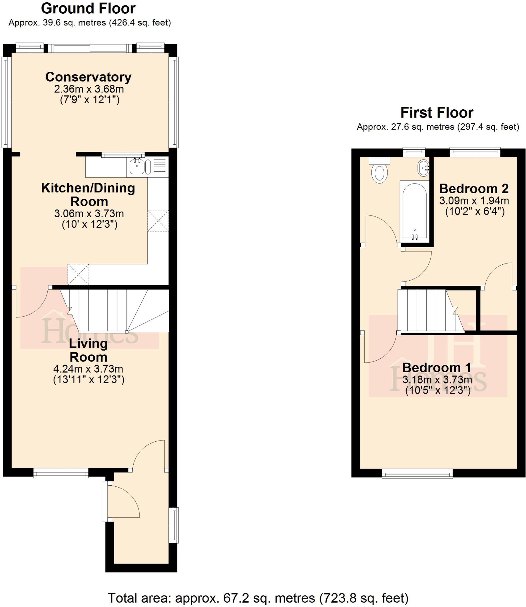 Salthouse Gardens, Barrow-in-Furness, Cumbria floorplan