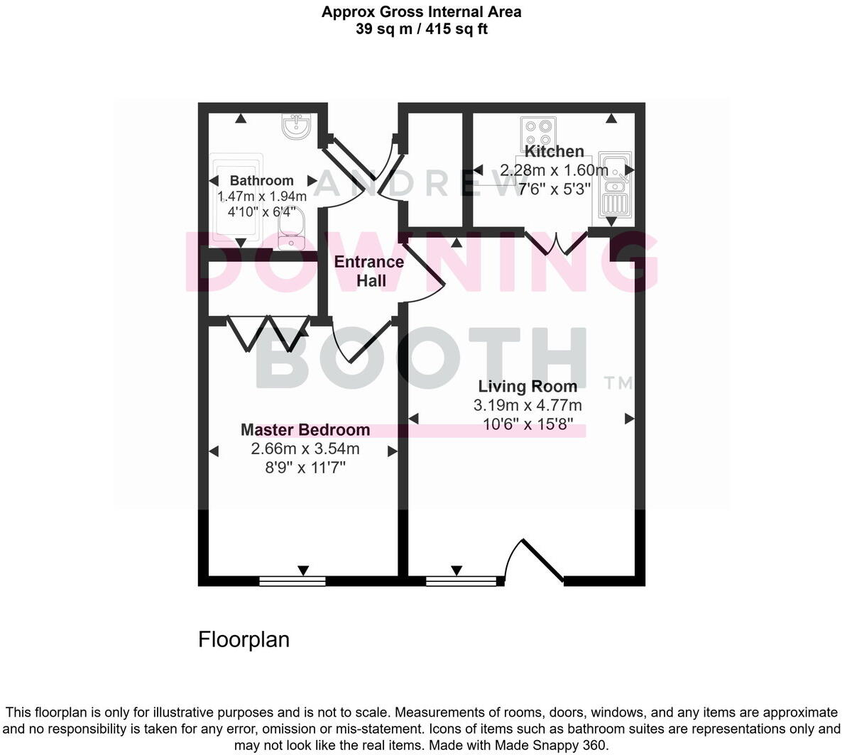 Homelodge House, Castle Dyke, Lichfield, WS13 6XD - City Centre & No Upward Chain floorplan