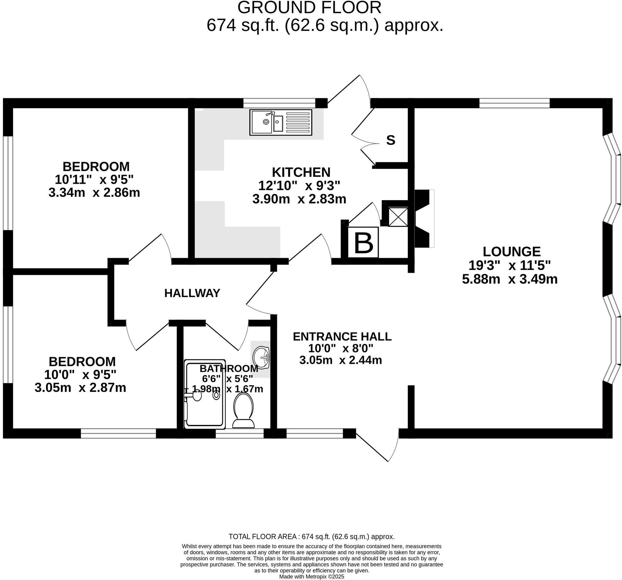 Charlton Mackrell, Somerton floorplan