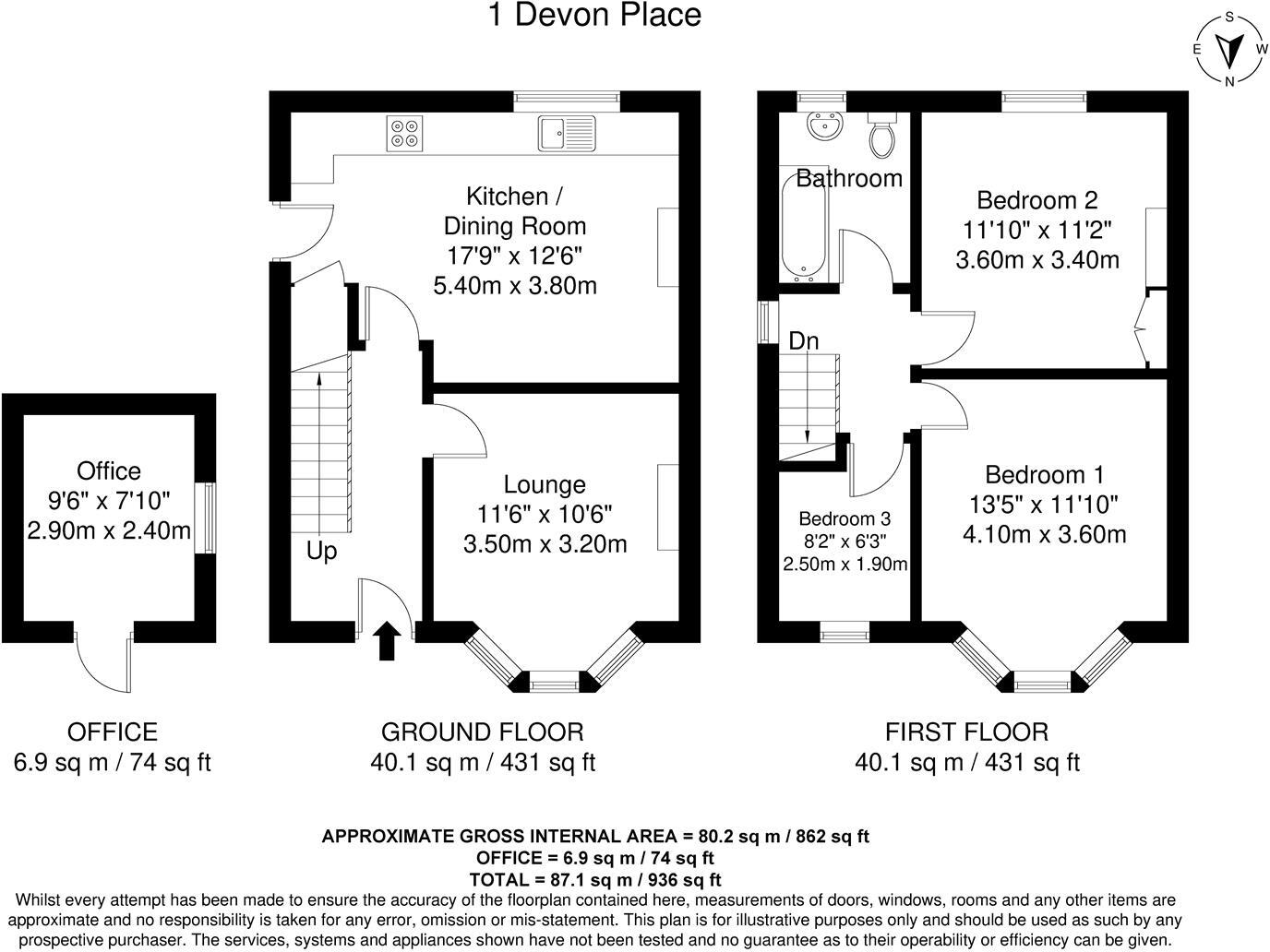 Devon Place, York floorplan