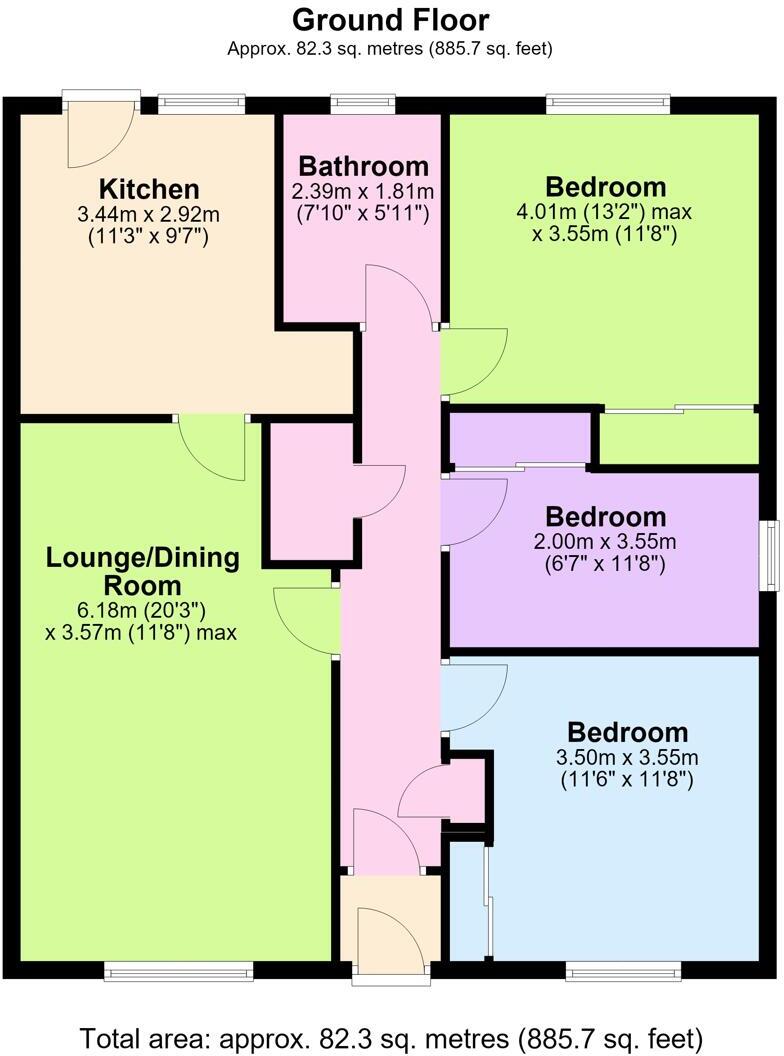 Mealdarroch, Tarbert floorplan
