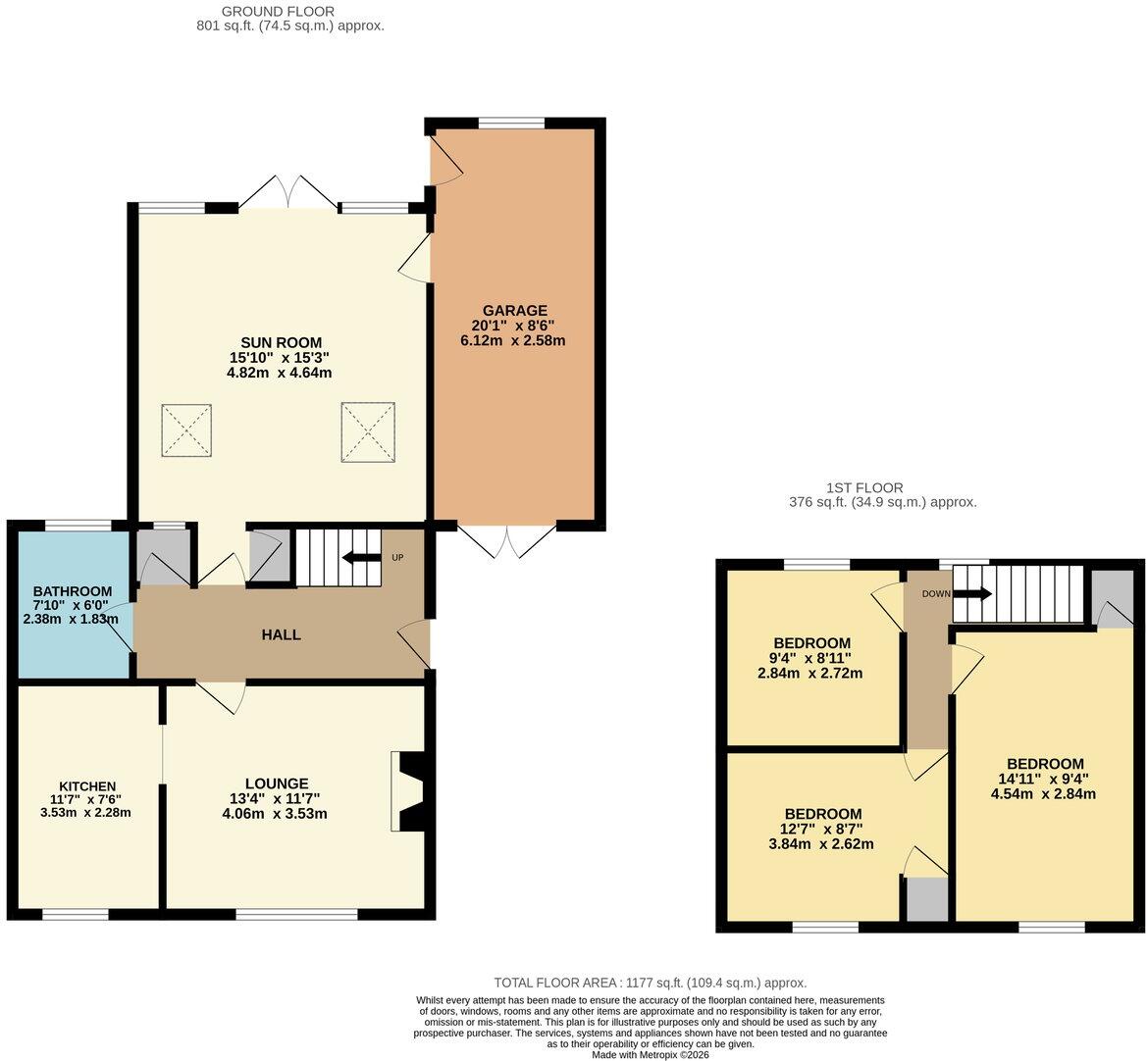 Parkfield, Axbridge, BS26 floorplan