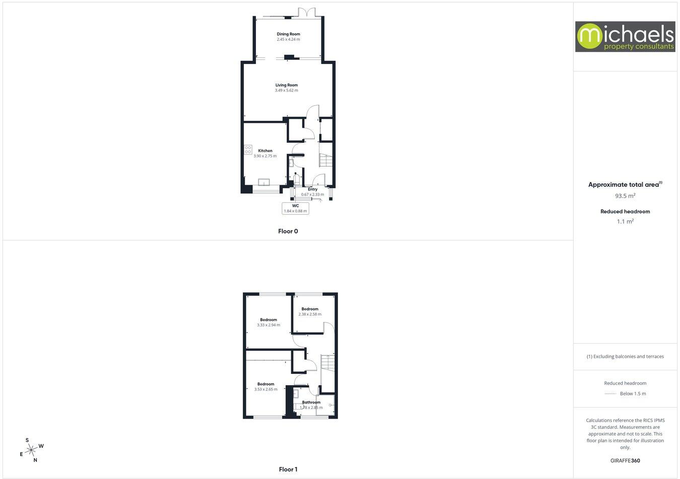 De Veres Road, Halstead, CO9 floorplan