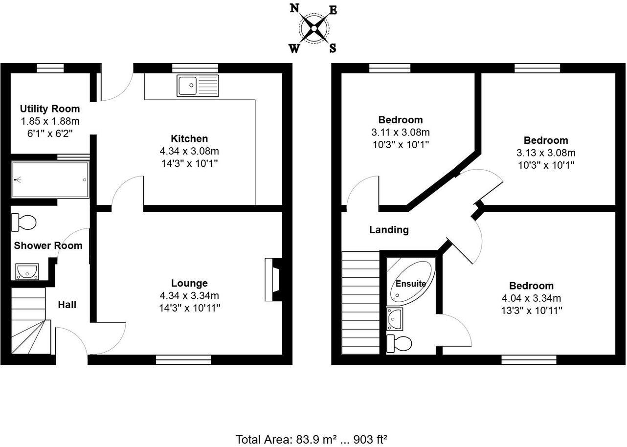 The Street, Hacheston, Woodbridge, IP13 0DS floorplan