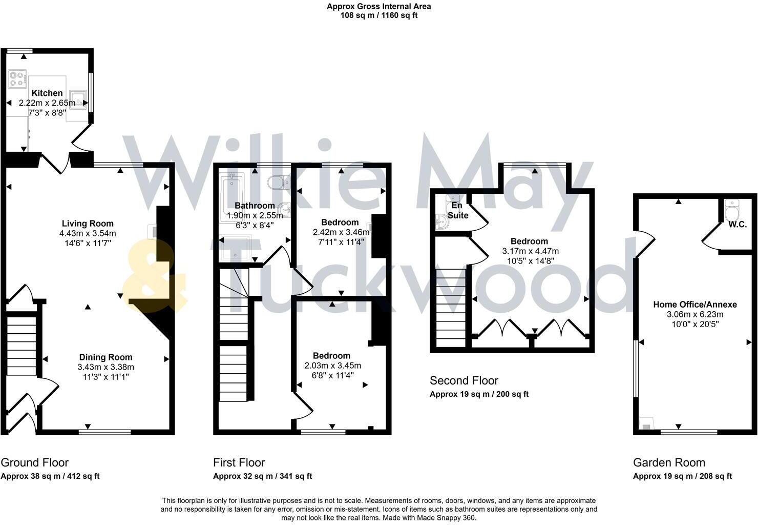 Gladstone Terrace, Watchet floorplan