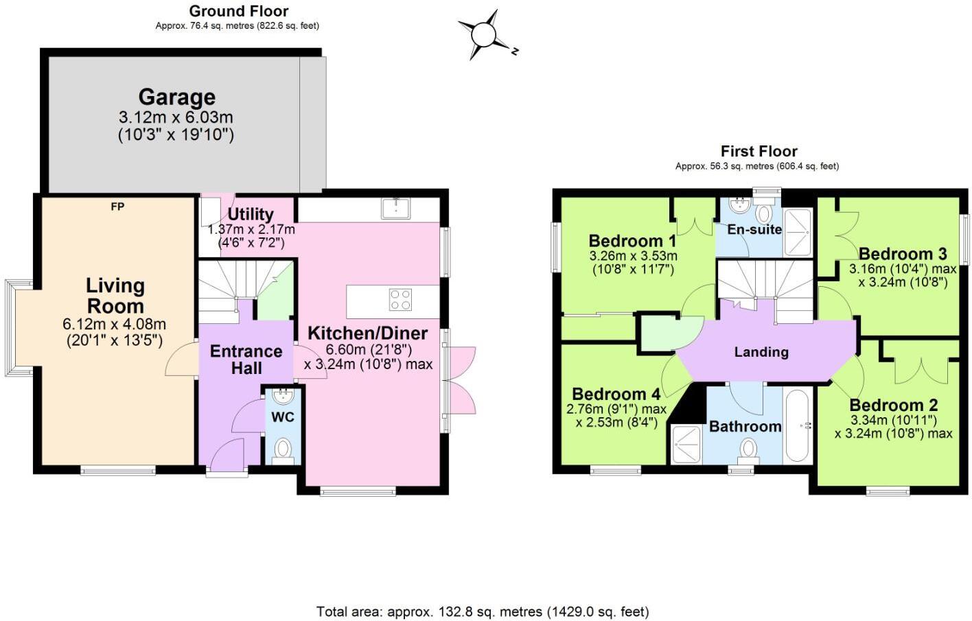 Bernard Vann Crescent, Ashby-De-La-Zouch floorplan