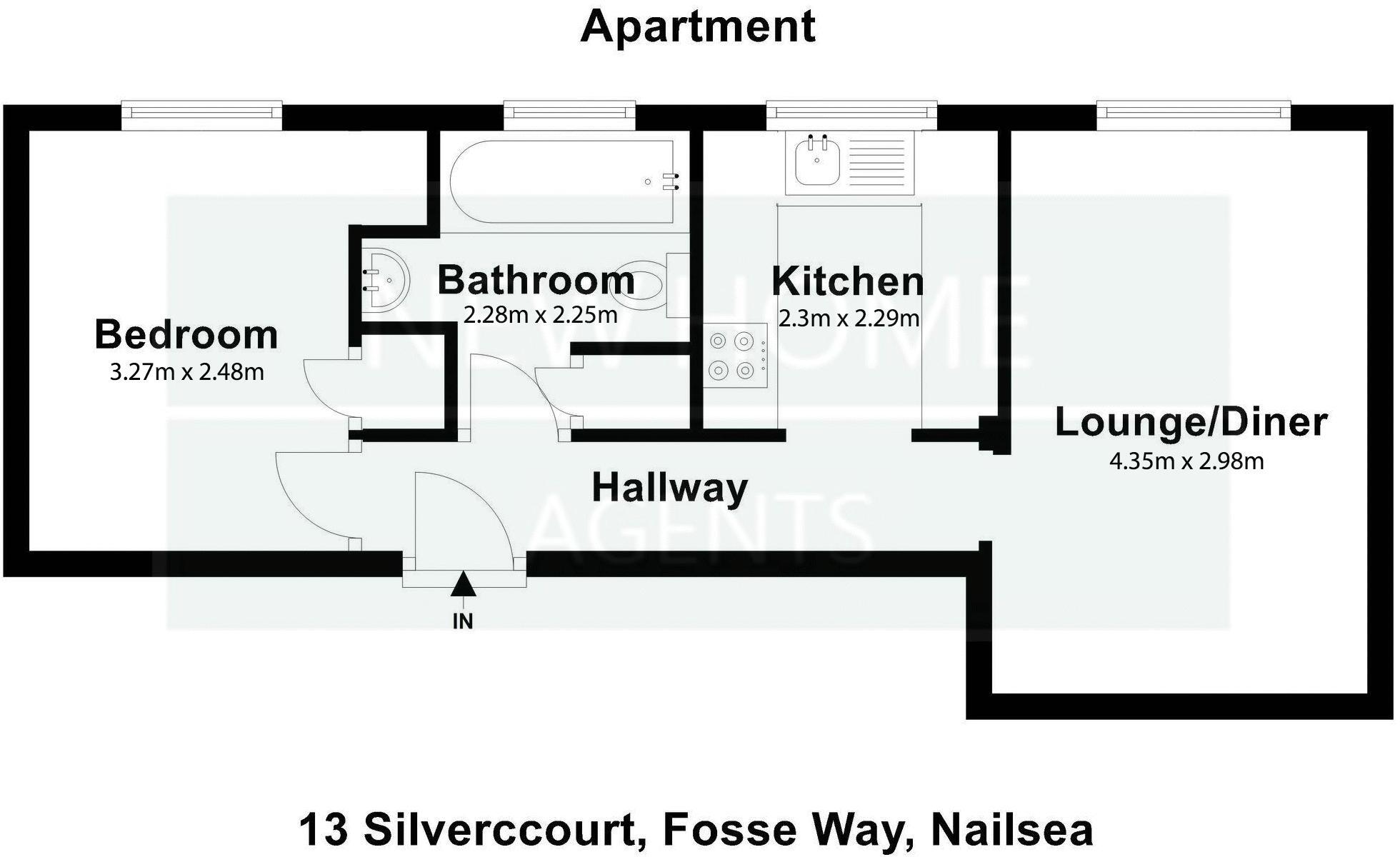 Silvercourt , Fosse Way , Nailsea, Bristol, BS48 2BX floorplan