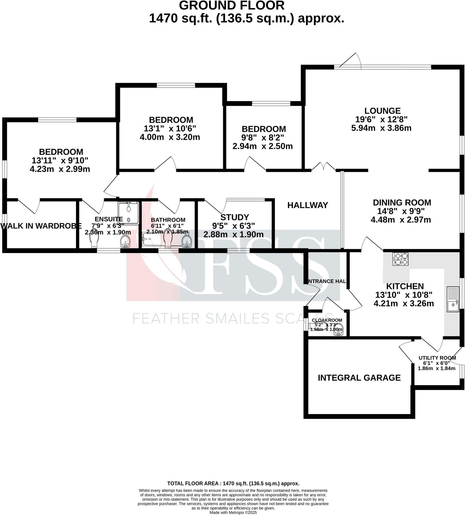 Walton Park, Pannal, Harrogate, North Yorkshire, HG3 floorplan
