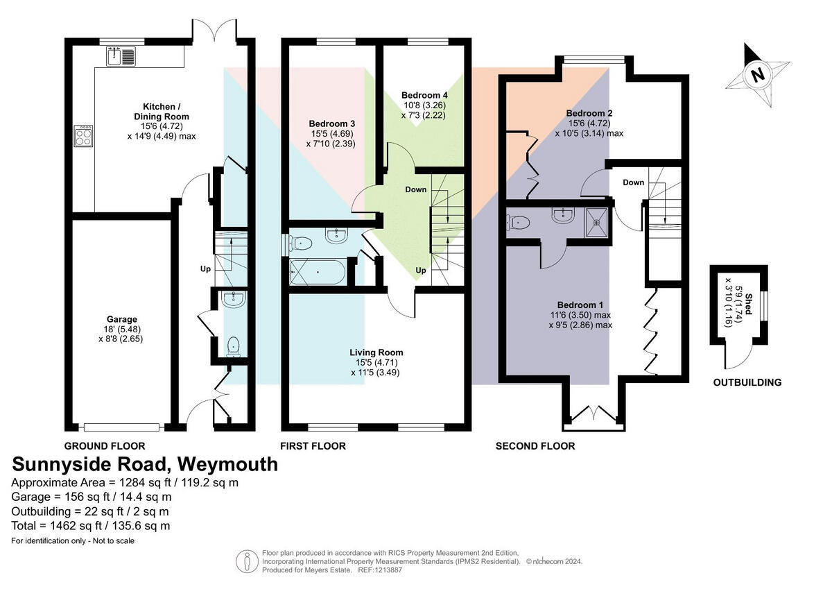 Sunnyside Road, Weymouth, DT4 9 floorplan