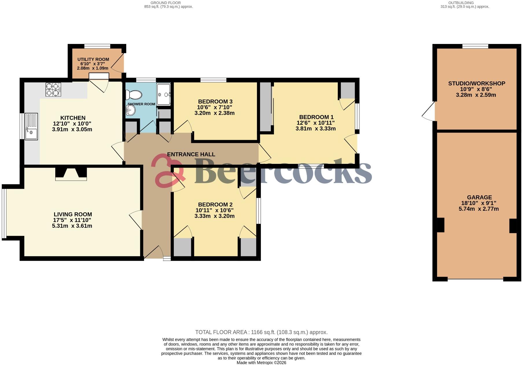 Bowmandale, Barton-Upon-Humber, Lincolnshire, DN18 5EE floorplan