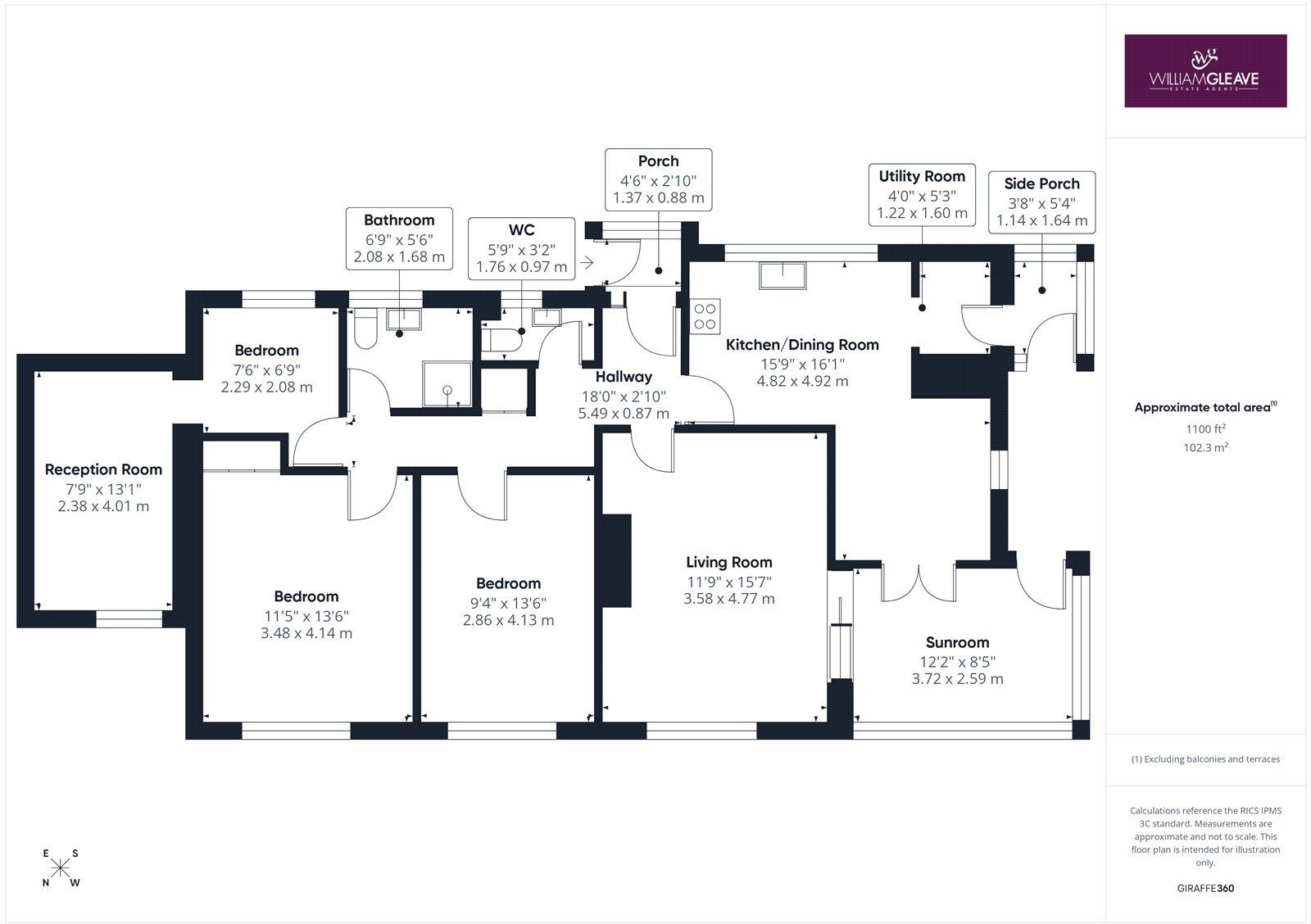 Tan Y Maes, Glan Conwy, Colwyn Bay, Conwy, LL28 floorplan