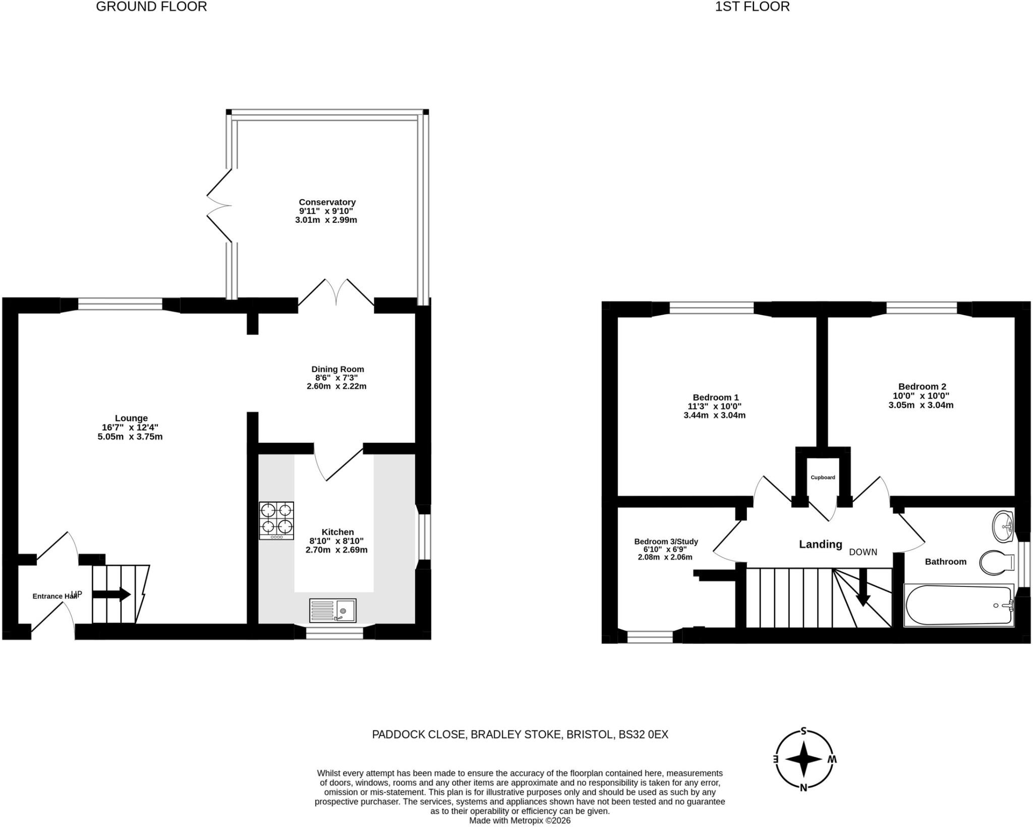 Paddock Close, Bradley Stoke, Bristol floorplan