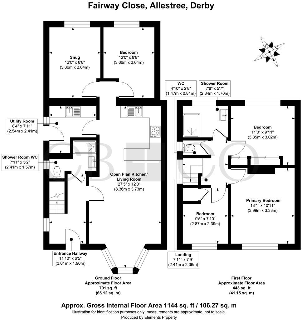 Fairway Close, Allestree, Derby floorplan