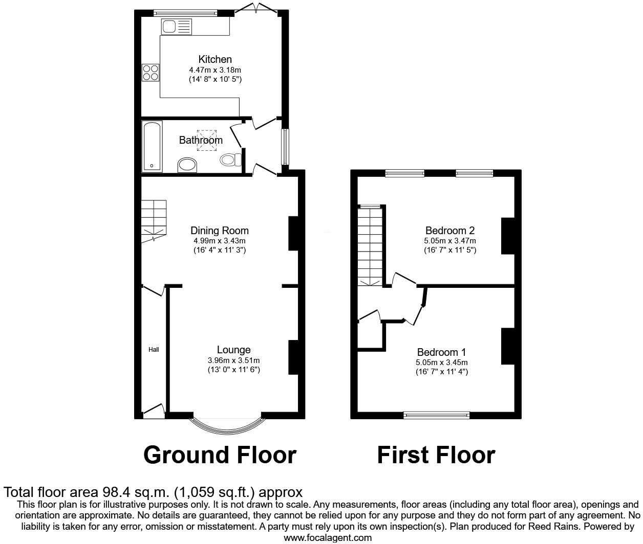 Mill Hayes Road, Knypersley, Stoke-on-Trent, Staffordshire, ST8 floorplan