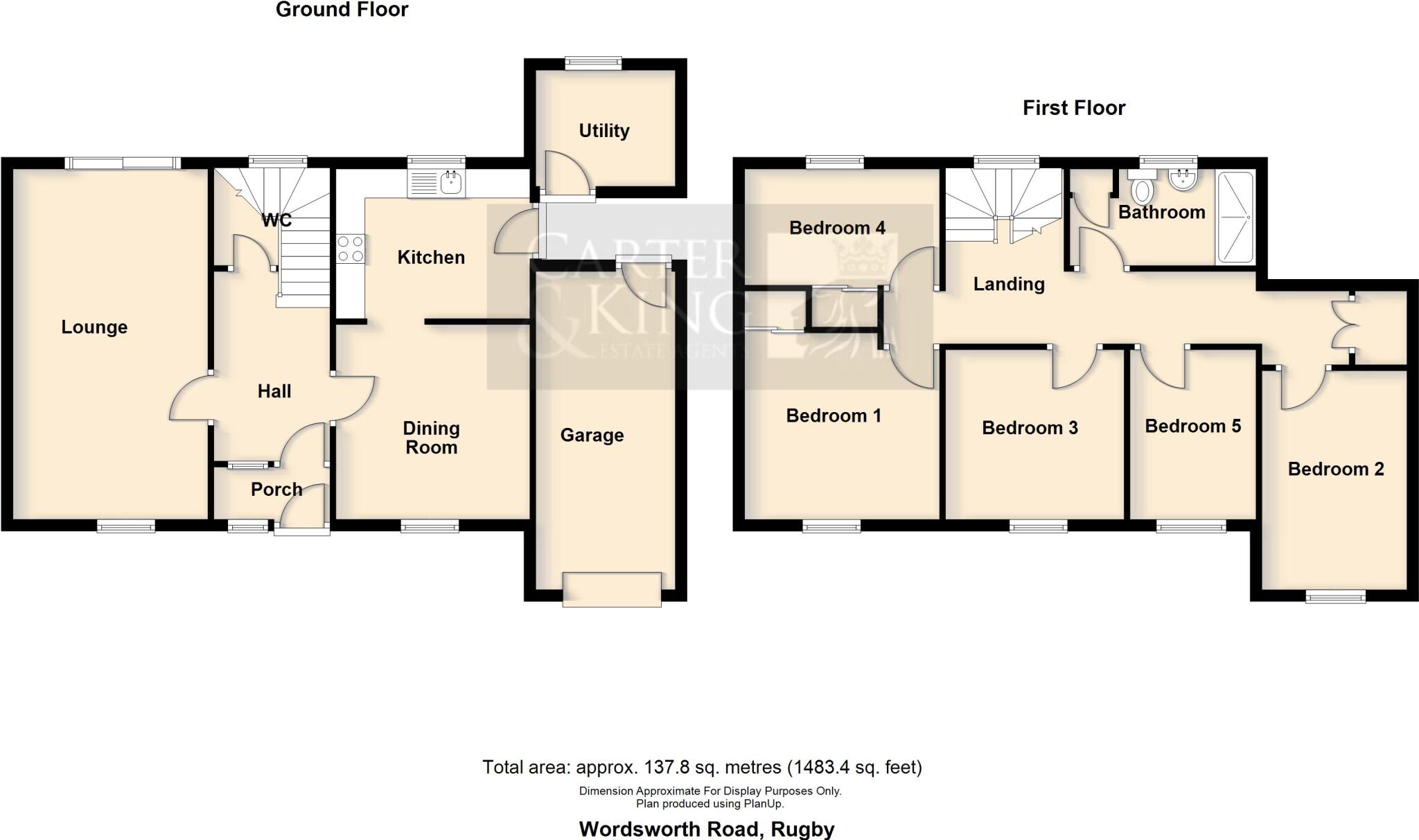 Wordsworth Road, Shakespeare Gardens floorplan
