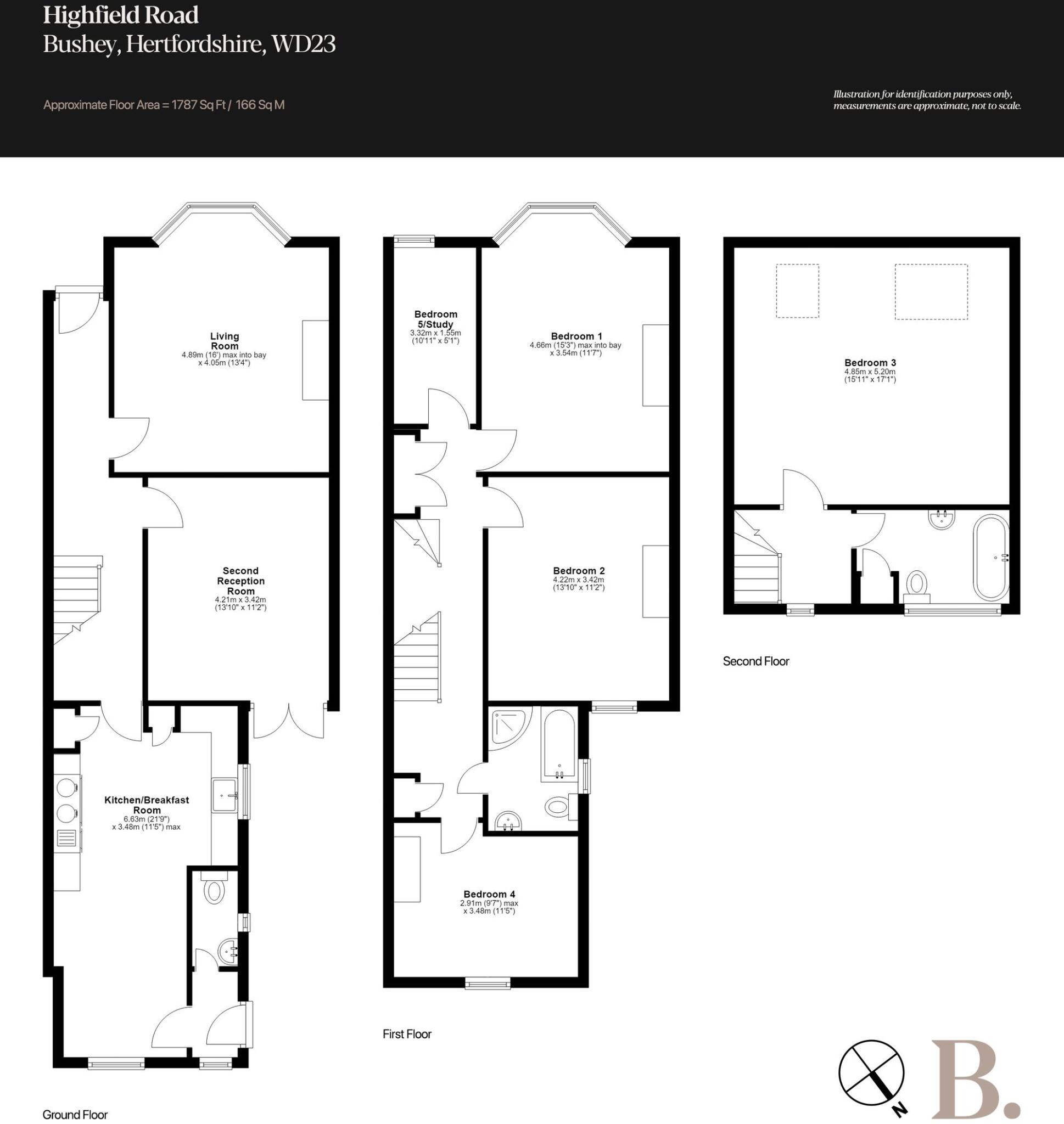 Highfield Road, Bushey, WD23 floorplan