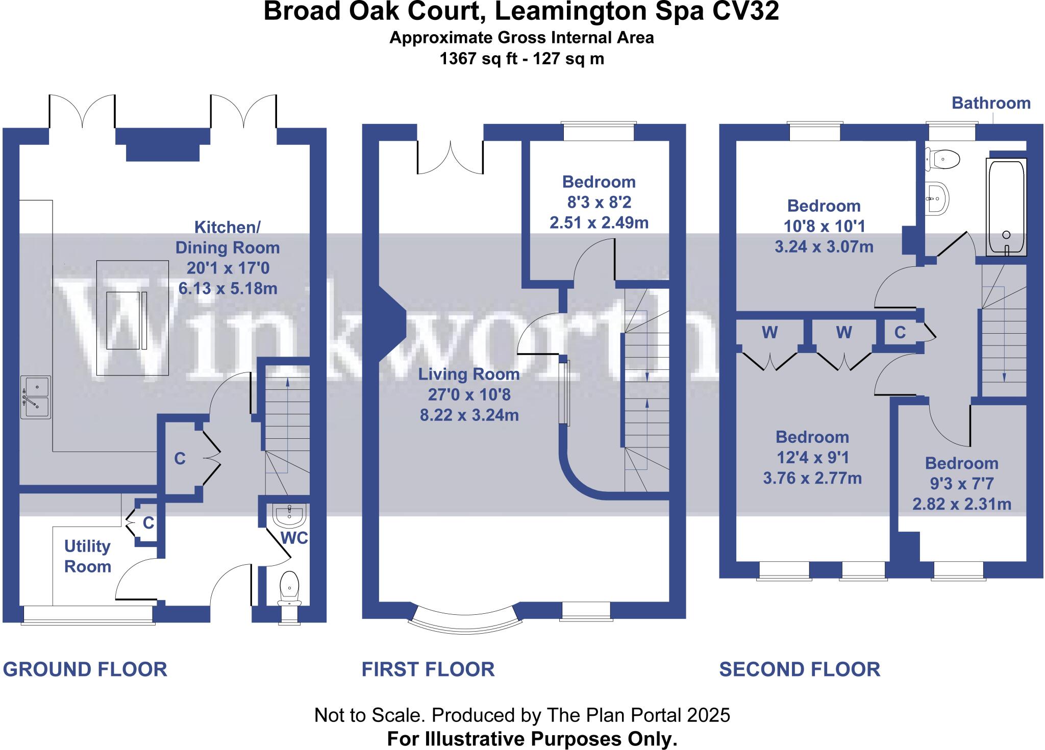 Lillington Avenue, Leamington Spa, Warwickshire, CV32 floorplan