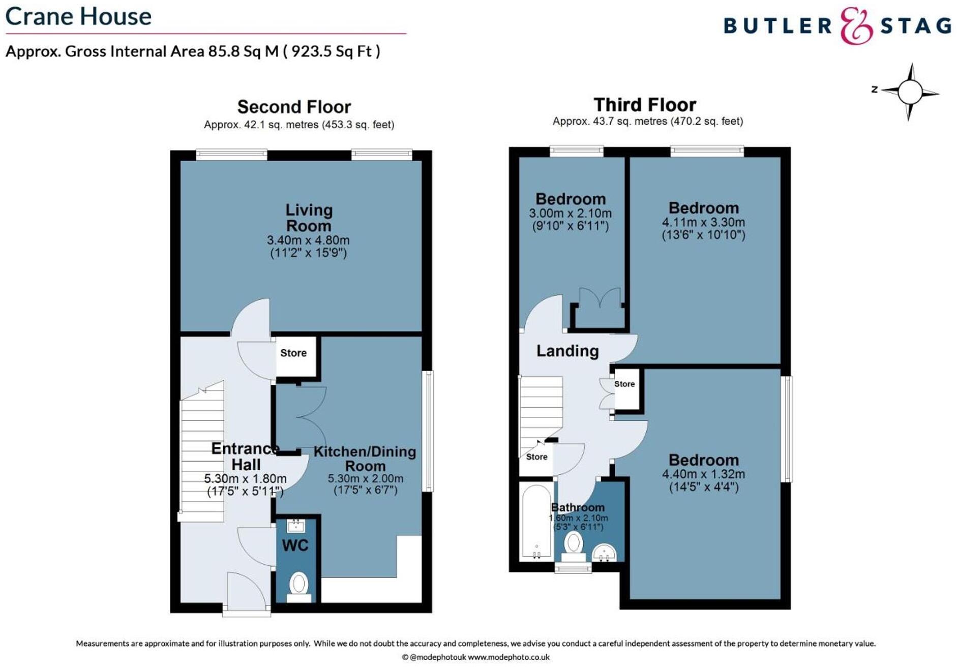 Roman Road, Crane House, E3 floorplan