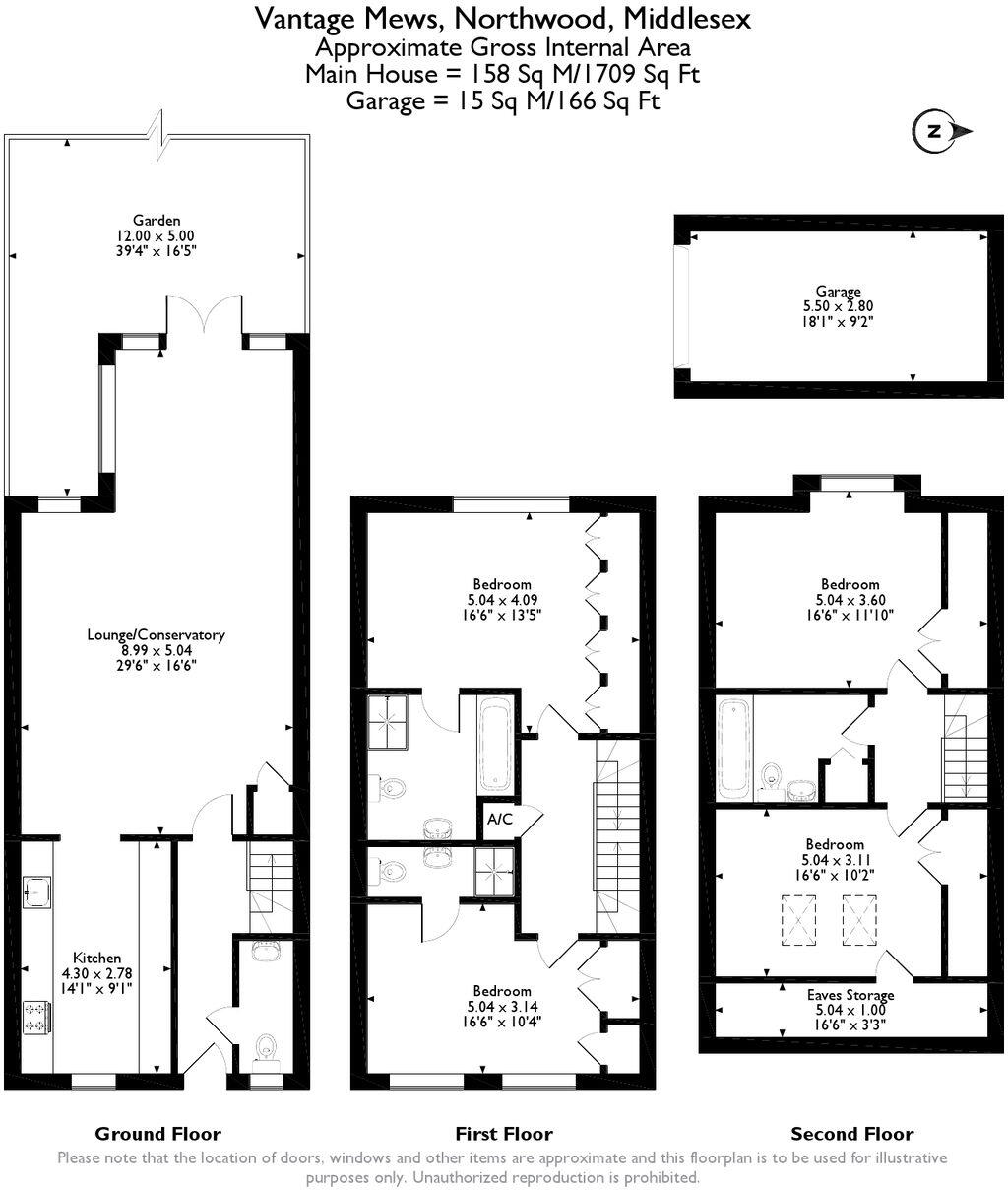 Vantage Mews, Green Lane, Northwood floorplan