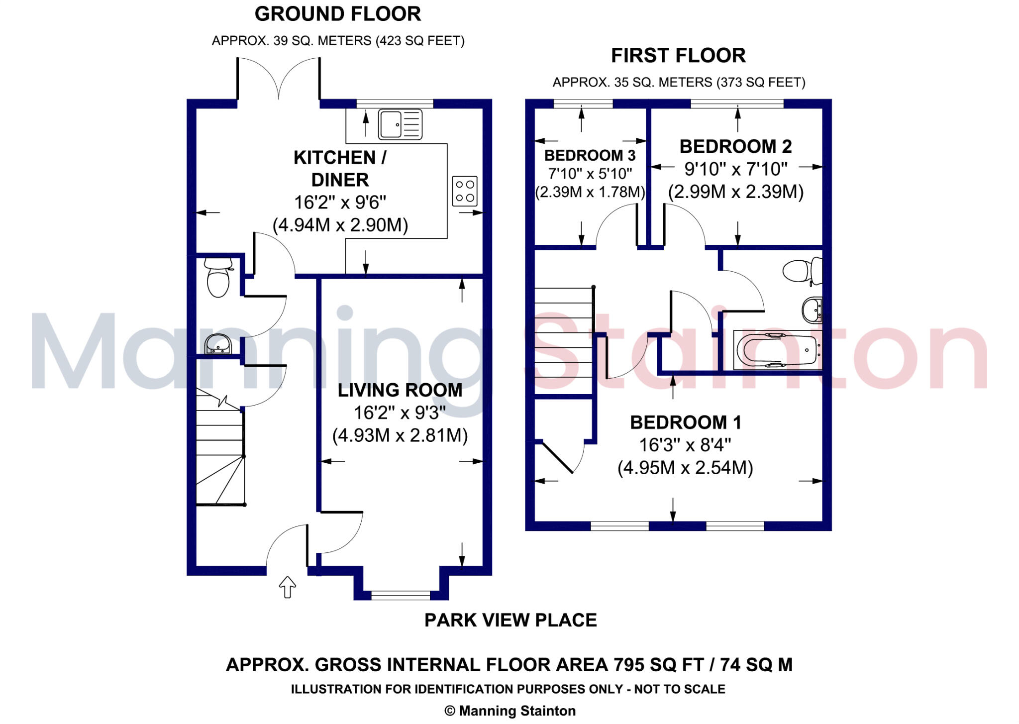 Parkview Place, West Park, Leeds, West Yorkshire floorplan